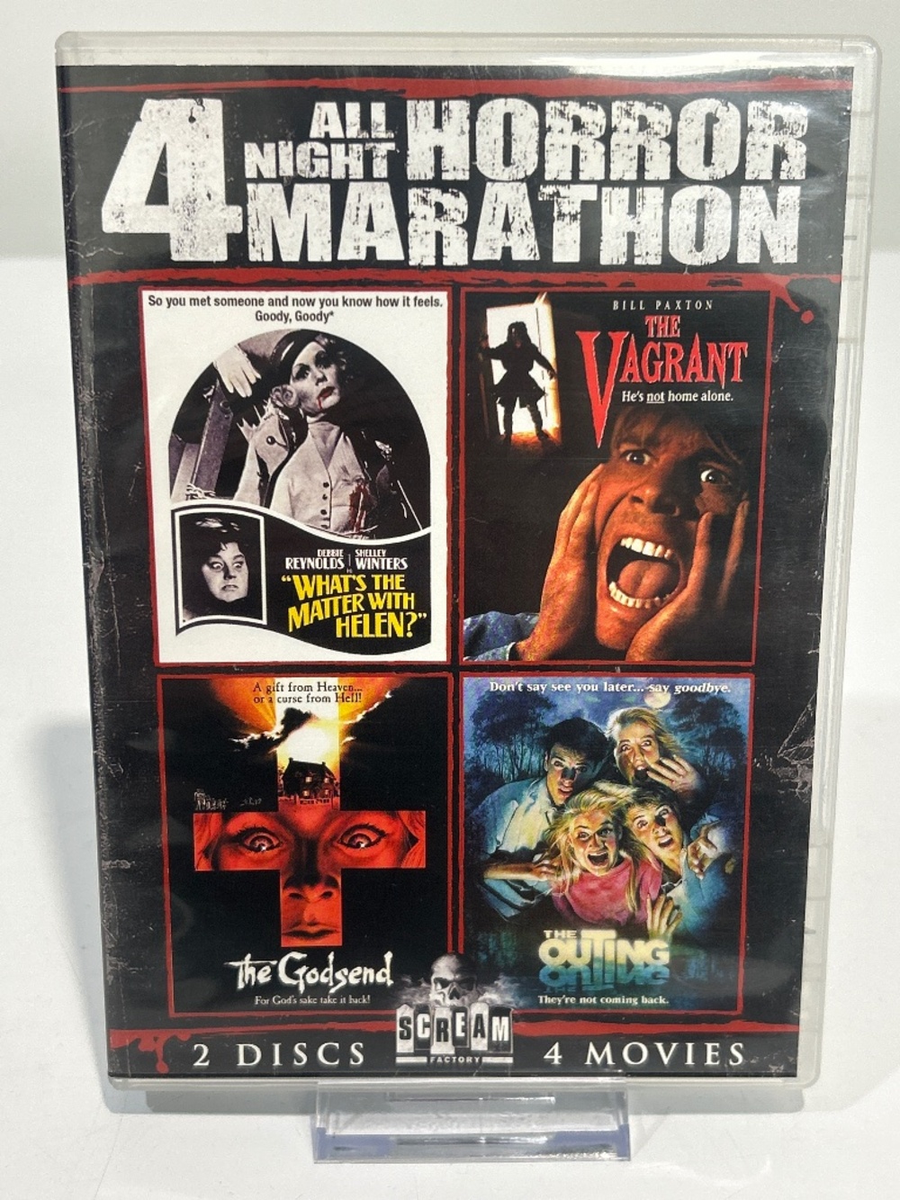 Scream Factory 4-Film Set [70s, 80s & 90s Cult Horror Thriller Films]